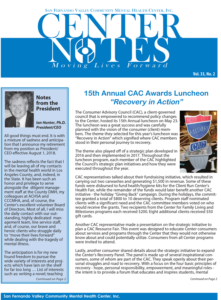 Center Notes Newsletter Vol.23, No.2 Cover Sheet